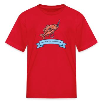 Catch of the Day Grandpa & Me - Kid's T-Shirt - red - Front