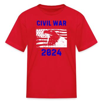 Civil War Shirts - Kid's T-Shirt - red - Front