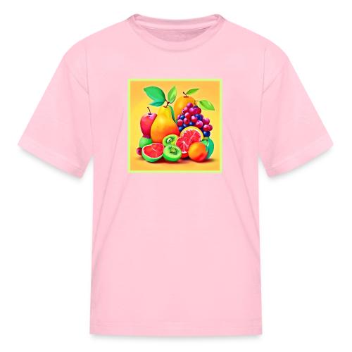 Colorful Fruit Medley - Kid's T-Shirt