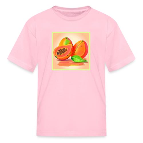 Sliced Papaya Freshness - Kid's T-Shirt