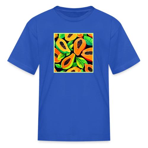 Tropical Papaya Paradise - Kid's T-Shirt