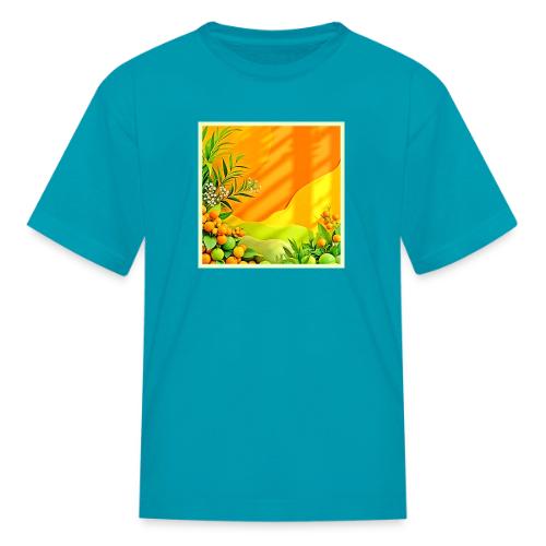 Citrus and Leaves Graphic - Kid's T-Shirt