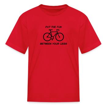 bike - Kid's T-Shirt - red - Front
