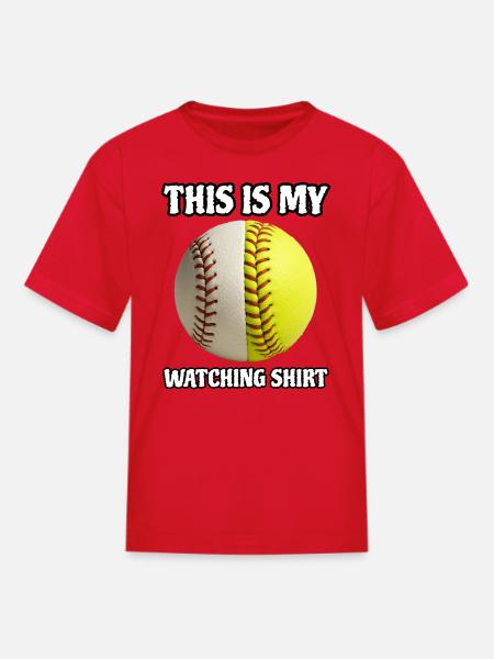 Baseball_Shirt - Kid's T-Shirt - red