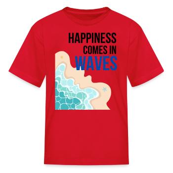 HAPPINESS - Kid's T-Shirt - red - Front