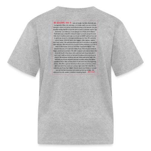 We Welcome You If ... - Kid's T-Shirt