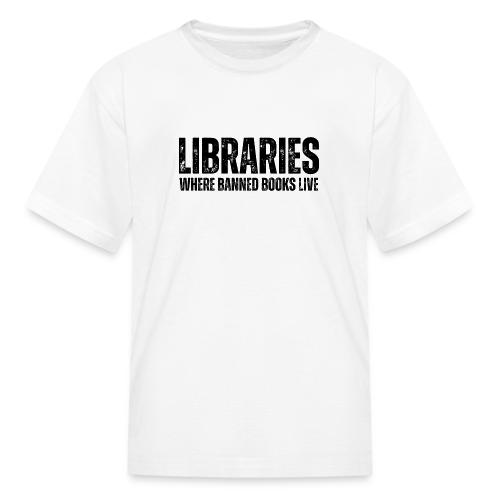 Black and White Simple Quote Typography T Shirt - Kid's T-Shirt