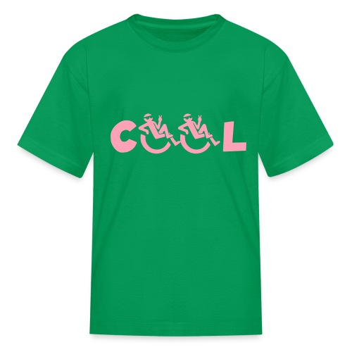 Cool in my wheelchair, chill in wheelchair, roller - Kids' T-Shirt