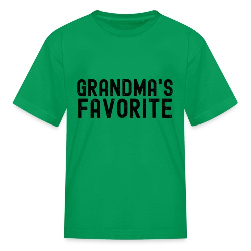 GRANDMA'S FAVORITE (distressed) - Kids' T-Shirt