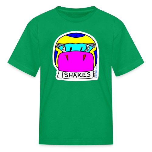 Shakes the Cow in Racing Helmet - Kids' T-Shirt
