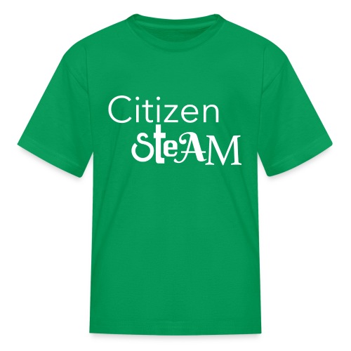 Citizen Steam - White - Kids' T-Shirt