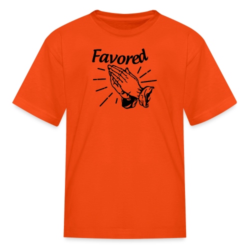 Favored - Alt. Design (Black Letters) - Kids' T-Shirt