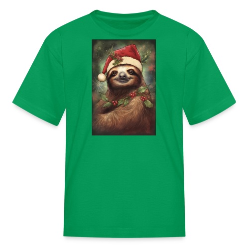 Christmas Sloth - Kids' T-Shirt