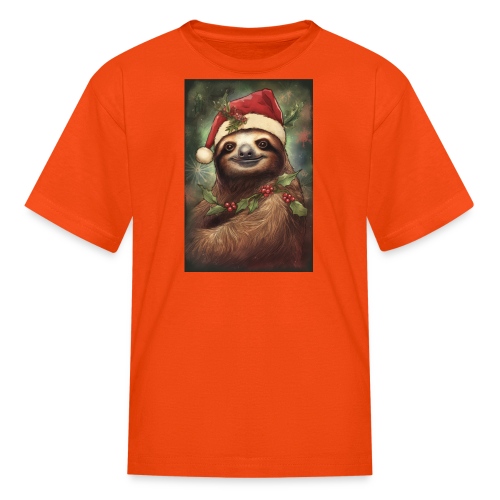 Christmas Sloth - Kids' T-Shirt