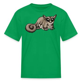Mammal Sugar Glider Classic Gray - Kid's T-Shirt - kelly green - Front