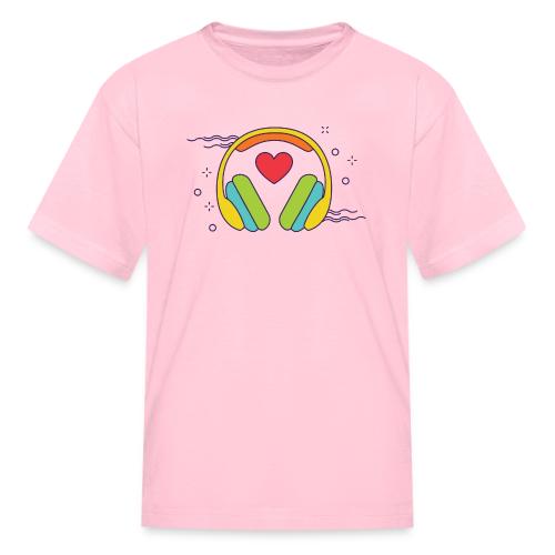 ❤️ + 🎧 - Kid's T-Shirt