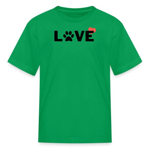 Paw Print Love - Kid's T-Shirt