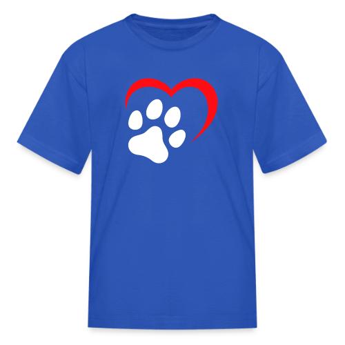 Heart and Paw Print - Kid's T-Shirt
