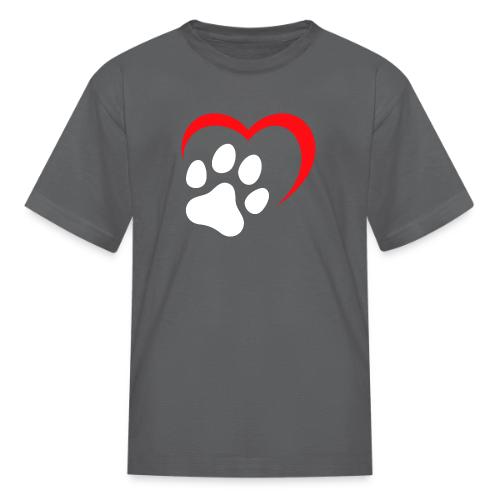 Heart and Paw Print - Kid's T-Shirt