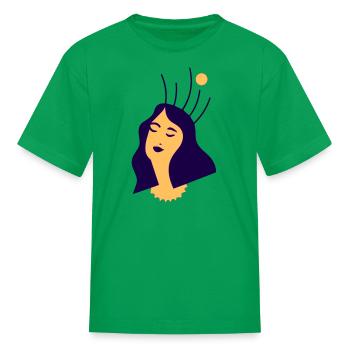 Emotional Dialogues - Kid's T-Shirt - kelly green - Front