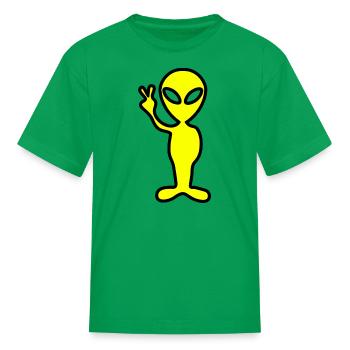 Neon - Kid's T-Shirt - kelly green - Front