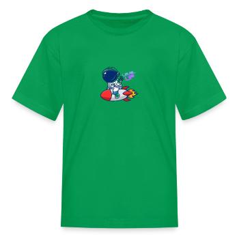Fun and cores in one print - Kid's T-Shirt - kelly green - Front