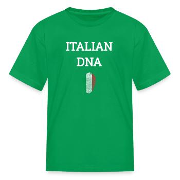 Italian DNA - Kid's T-Shirt - kelly green - Front