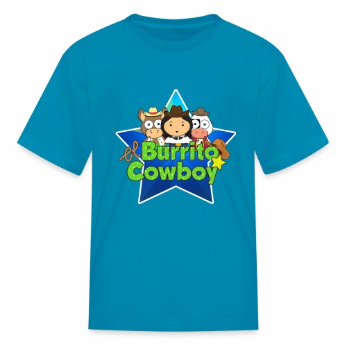 El Burrito Cowboy Star - Kids' T-Shirt