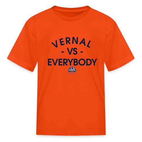Vernal Vs. Everybody Navy - Kids' T-Shirt