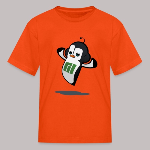 Manjaro Mascot strong left - Kids' T-Shirt