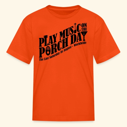 Play Music on the Porch Day - Kids' T-Shirt
