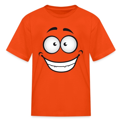 Smiling Goofy Cartoon Face - Kids' T-Shirt