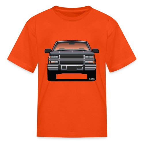 Design Icon: American Bowtie Silver Urban Truck - Kids' T-Shirt