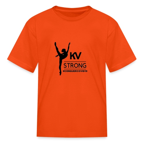 KV STRONG CONQUER COVID19 BLACK - Kids' T-Shirt