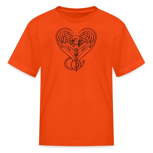 Sphinx valentine - Kids' T-Shirt