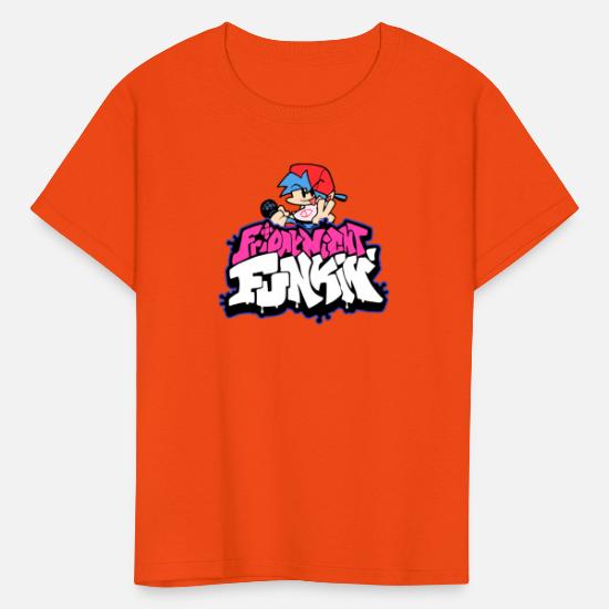 Friday night funkin funny logo and boyfriend' Kids' T-Shirt | Spreadshirt