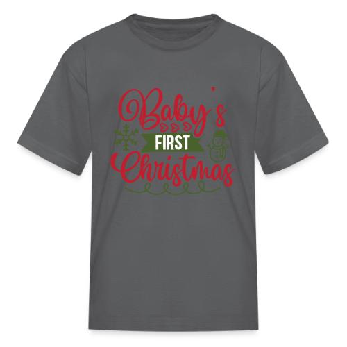 Baby s First Christmas - Kid's T-Shirt