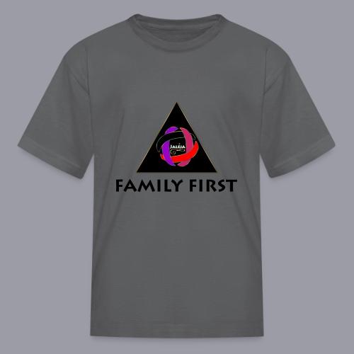 JALEJA FAMILY FIRST (BLACK PRINT) - Kid's T-Shirt