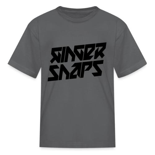 Ginger Snap5 logo (two lines black) - Kid's T-Shirt