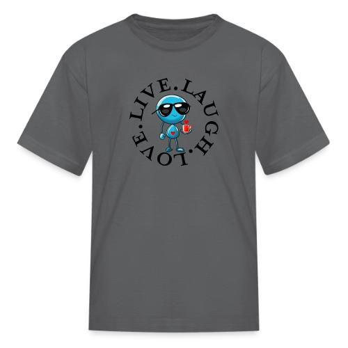 Circle Remember to live laugh love - Kid's T-Shirt
