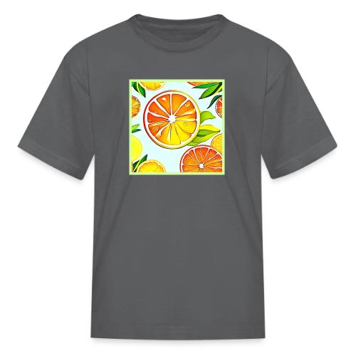 Orange Slice: Citrus Art - Kid's T-Shirt