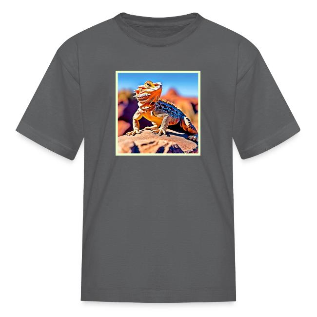 Desert Lizard Close-up Design