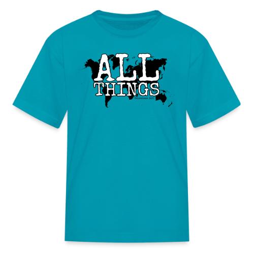 All Things World Map - Kid's T-Shirt