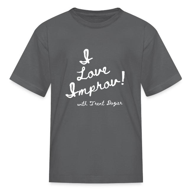 I Love Improv White