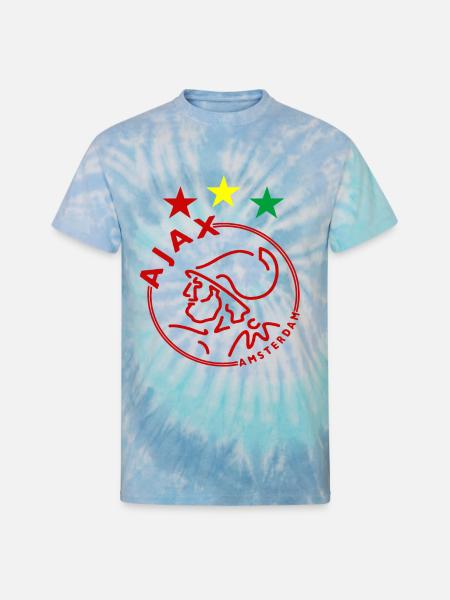 ajax amsterdam - Unisex Tie Dye T-Shirt - blue lagoon