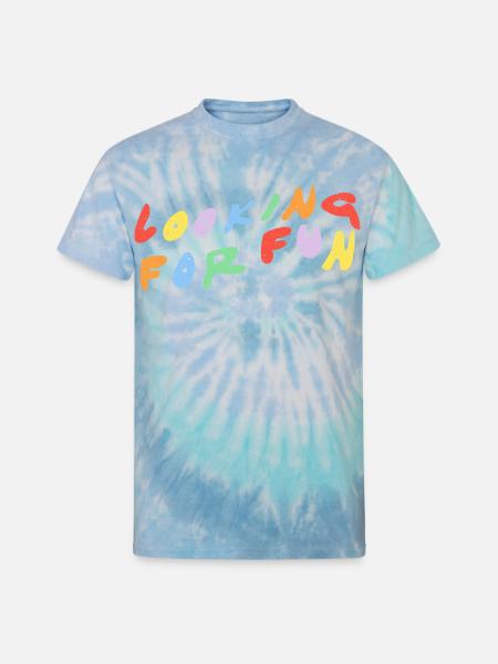 Looking for Fun - Unisex Tie Dye T-Shirt - blue lagoon