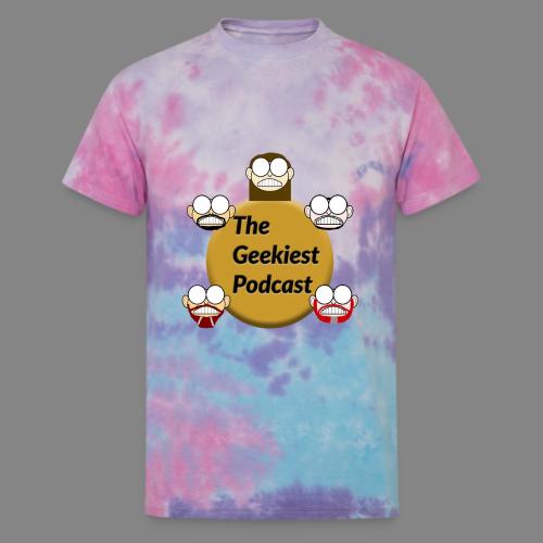 The Geekiest Podcast Logo - Unisex Tie Dye T-Shirt