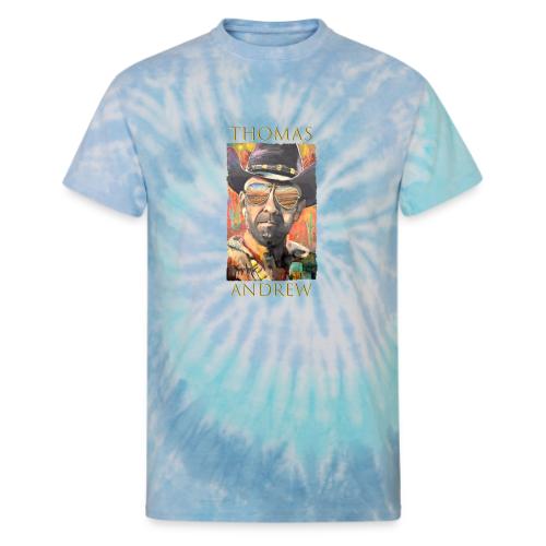 Ross Cowboy for T shirt PNG - Unisex Tie Dye T-Shirt