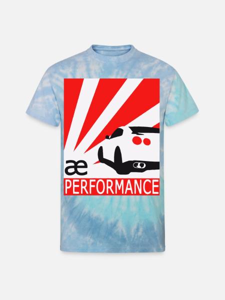 ae performance - Unisex Tie Dye T-Shirt - blue lagoon