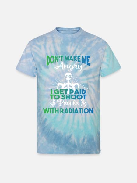 Radiation Therapist - Unisex Tie Dye T-Shirt - blue lagoon